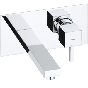 Zeal Wall Mounted Basin Mixer in Chrome
