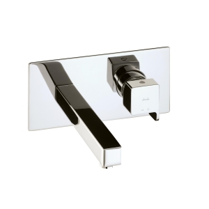 Rapport Wall Mounted Basin Mixer in Chrome
