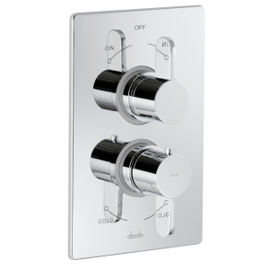 Bliss 2 Outlet Concealed Thermostatic Shower Valve in Chrome