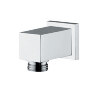 Euphoria Square Wall Outlet in Chrome