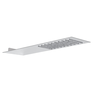 Storm Slimline Wall Mounted Showerhead 500mm x 250mm in Stainless Steel
