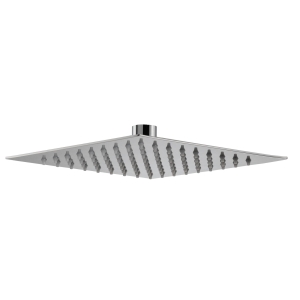 Storm Slimline Square Showerhead 200mm in Stainless Steel