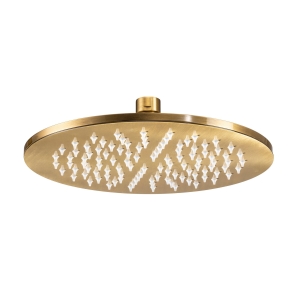 Circular Showerhead 225mm in Antique Brass