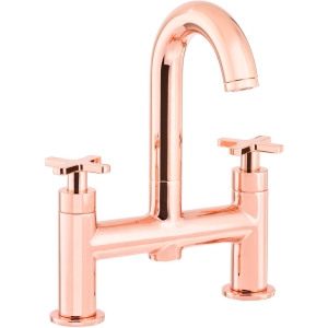 Serenitie Deck Mounted Bath Filler in Rose Gold