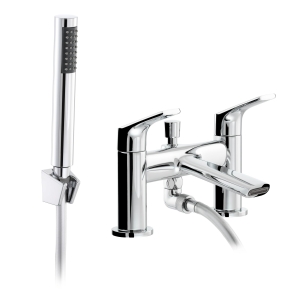 Squire Deck Mounted Shower Mixer in Chrome