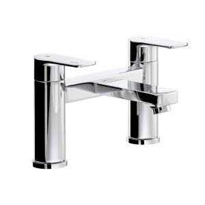 Flux Deck Mounted Bath Filler in Chrome