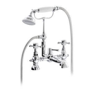 Sentiment Deck Mounted Bath Shower Mixer in Chrome