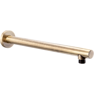 Euphoria Wall Mounted Shower Arm in Antique Brass