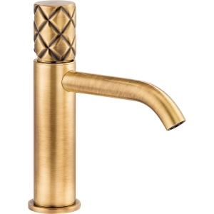 Kite Basin Mixer Tap in Antique Brass