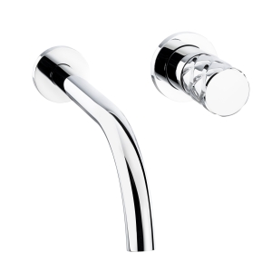 Kite Wall Mounted Basin Mixer in Chrome