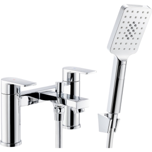 Aquip Deck Bath Shower Mixer in Chrome