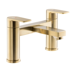 Aquip Deck Bath Filler in Brushed Brass