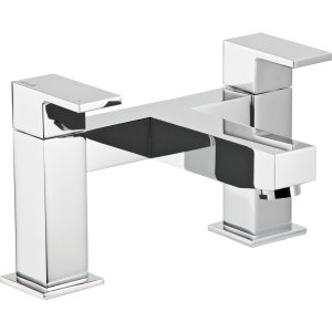 Cento Deck Mounted Bath Filler in Chrome