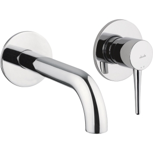 Chao 2 Part Bath Mixer Wall Mounted in Chrome