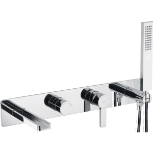 Modo Wall Mounted Bath Shower Mixer With Shower Handset