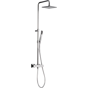 Euphoria Square Wall Mounted Thermostatic Shower & Handset