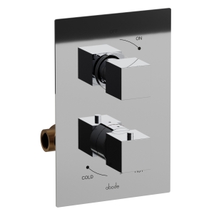 Zeal 1 Outlet Concealed Thermostatic Shower Valve in Chrome