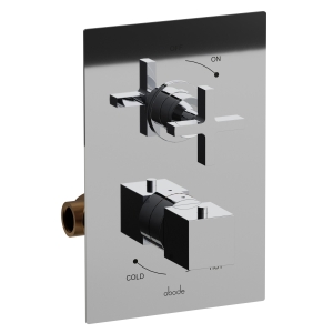 Serenitie 1 Outlet Concealed Thermostatic Shower Valve in Chrome