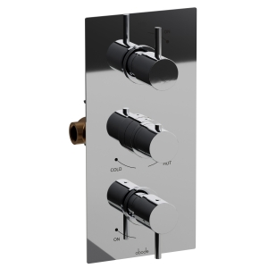 Harmonie Concealed Thermostatic Shower Valve 2 Outlet in Chrome