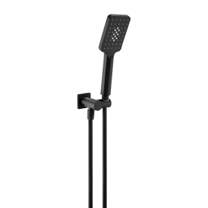 Uno Hand Shower Set in Matt Black 