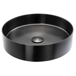 IOX Round Basin in PVD Black