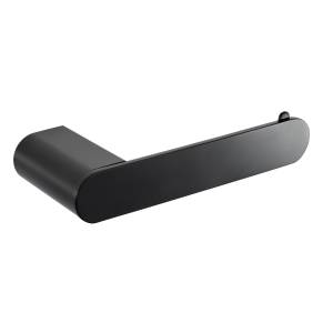 Uno Toilet Roll Holder in Matt Black 