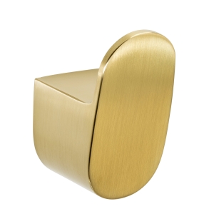 Uno Robe Hook in Brushed Brass