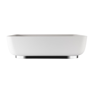 Cava Tablet Basin Plinth in Chrome