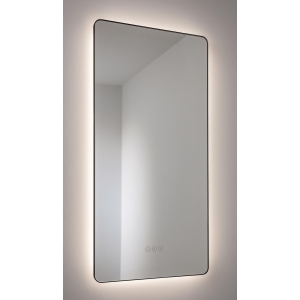 MAYAR Tablet LED Mirror in Brushed Brass