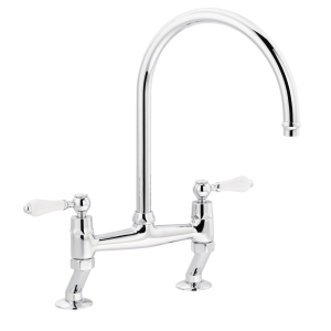 Ludlow Bridge Kitchen Mixer Tap in Chrome