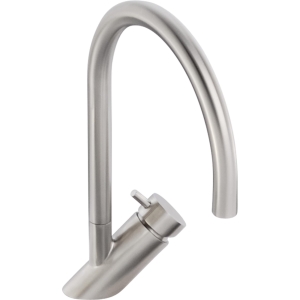 Diagon Single Lever Tap in Stainless Steel