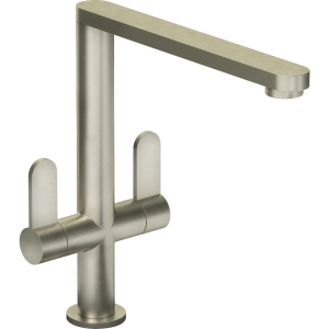 Linear Monobloc Tap in Brushed Nickel
