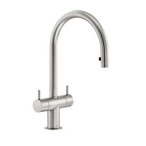 Hesta Pull Out Kitchen Mixer Tap in Brushed Nickel