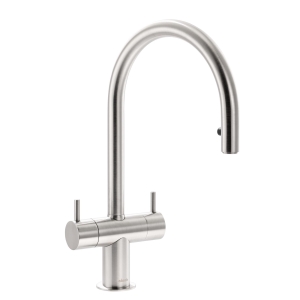 Hesta Pull Out Kitchen Mixer Tap in Brushed Nickel