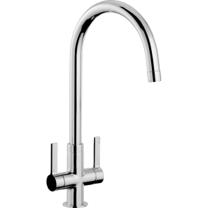 Pico Dual Lever Kitchen Mixer Tap in Chrome