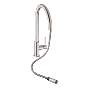 Althia Pull Out Kitchen Mixer Tap in Brushed Nickel