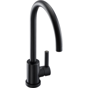 Atlas Single Lever Kitchen Mixer Tap in Matt Black