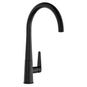 Coniq-R Single Lever Kitchen Mixer Tap in Matt Black