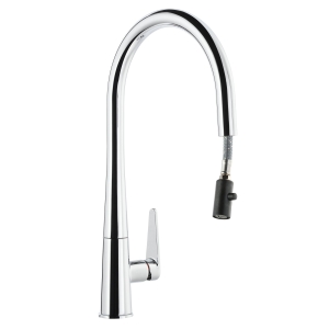 Coniq-R Pull Out Kitchen Mixer Tap in Chrome