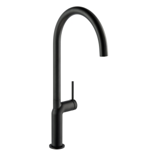 Tubist Single Lever Kitchen Mixer Tap in Matt Black