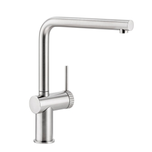 Fraction Single Lever Kitchen Mixer Tap in Brushed Nickel