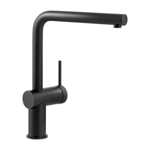 Fraction Single Lever Kitchen Mixer Tap in Matt Black