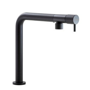 Agilis Single Lever Kitchen Mixer Tap in Matt Black