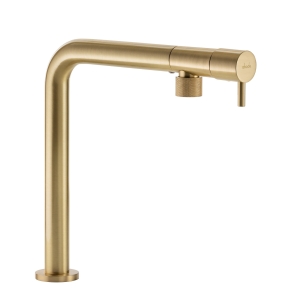 Agilis Single Lever Kitchen Mixer Tap in Brushed Brass