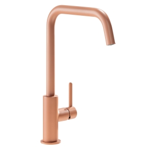 Althia Single Lever Kitchen Mixer Tap in Terracotta