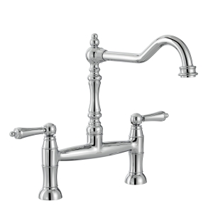 Mayenne Bridge Kitchen Mixer Tap in Chrome