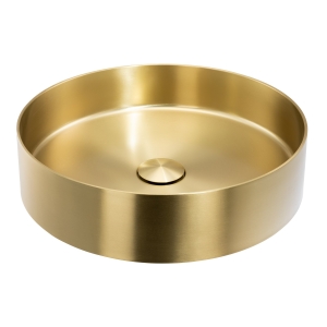 IOX Round Basin in PVD Brass
