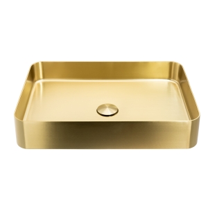 IOX Tablet Basin in PVD Brass